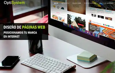 pagina web optisystem sas