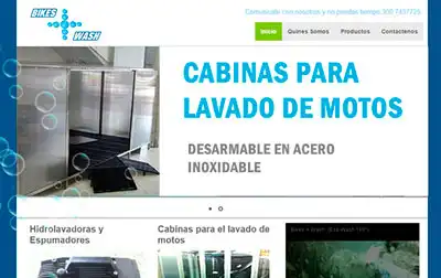 pagina web lavadero de motos