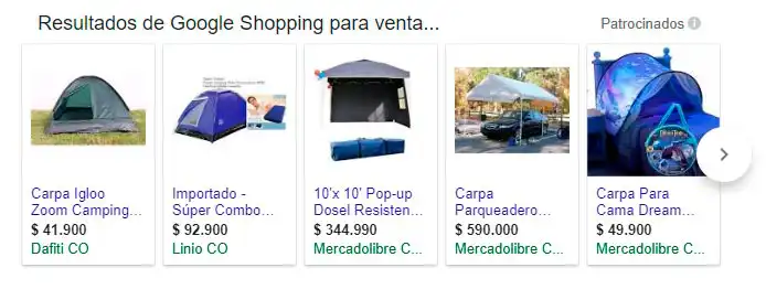 posicionamiento google shopping