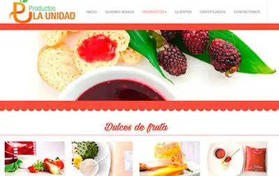 pagina web productos la unidad