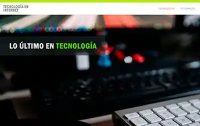 pagina web tecnologia en internet