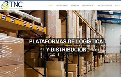 pagina web tnc logistica